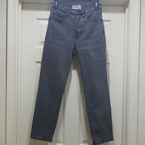 Everlane Washed Black Ankle Jeans